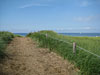 Pad naar het strand vanuit de Bleekersvallei